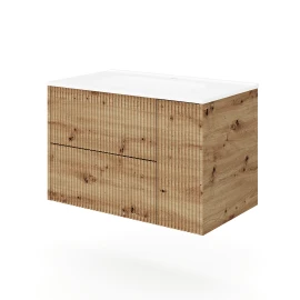 Base sospesa mobile bagno DH cm 101x46 Bianco opaco