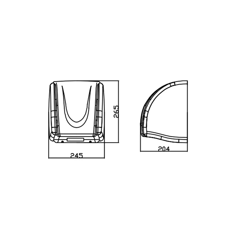 Asciugamani ad aria calda DH 2100W CANTON