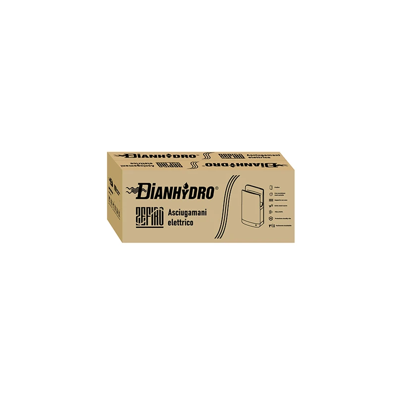 Asciugamani elettrico DH Zefiro Nero