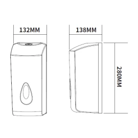 Dispenser automatico DH sapone 1000 ml