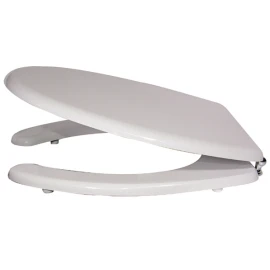 Sedile WC legno laccato bianco universale CW
