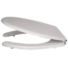 Sedile WC legno laccato bianco universale CW