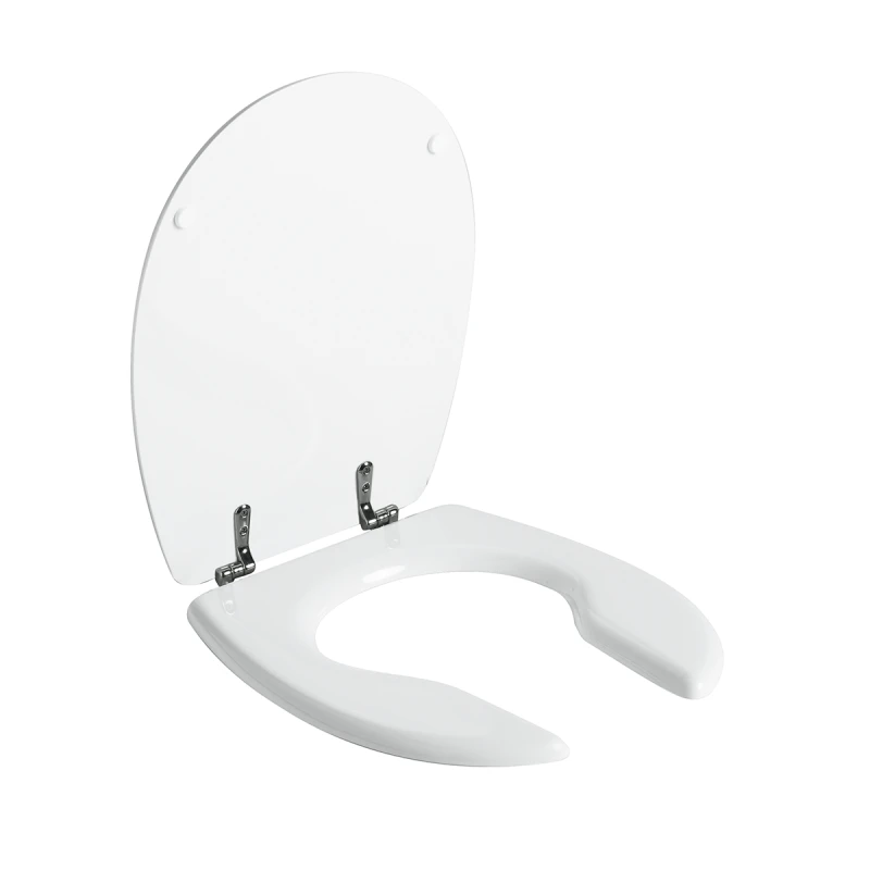 Sedile WC aperto SANIS in MDF bianco per Ausil Line