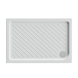 Piatto doccia rettangolare in ceramica DOLOM 80x100