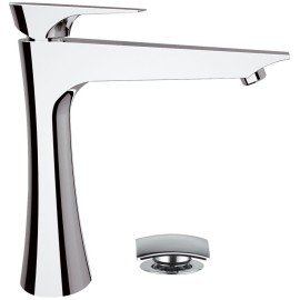 Rubinetto lavabo alto daniel serie diva con piletta click-clack Daniel Rubinetterie DV607CR