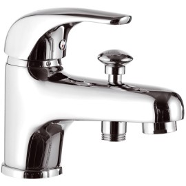 Rubinetto lavabo/vasca con deviatore integrato - serie project Remer P04