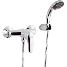 Rubinetto esterno doccia con doccia duplex e leva frontale - serie project Remer P38