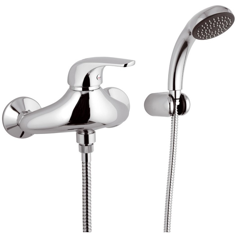 Rubinetto esterno per doccia con doccia duplex - serie project Remer P39