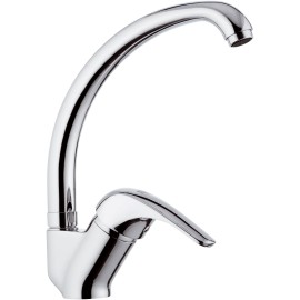 Rubinetto lavello con bocca alta a c girevole - serie project Remer P42