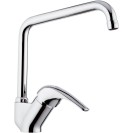 Rubinetto lavello con bocca alta a u girevole - serie project Remer P42U