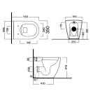 Vaso filo muro Rimless Greta LINPH