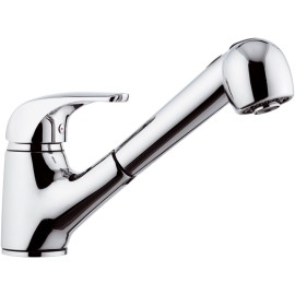 Rubinetto lavello con doccia estraibile - serie project Remer P47