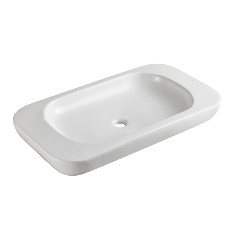 Lavabo da appoggio LINPH LA68 bianco 81x46,5