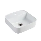 Lavabo rettangolare LINPH cm50x40 Bianco lucido