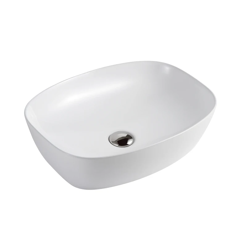 Lavabo ovale LINPH 60x38 cm bianco lucido