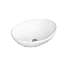 Lavabo ovale LINPH in ceramica 41x34 cm