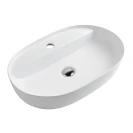 Lavabo da appoggio LINPH cm 81x41 Bianco lucido