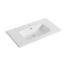 Consolle con vasca centrale LINPH 81x46 Bianco