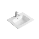 Consolle con vasca centrale LINPH 106 cm Bianco