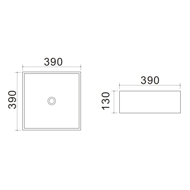 Lavabo da appoggio LINPH Mod. 05