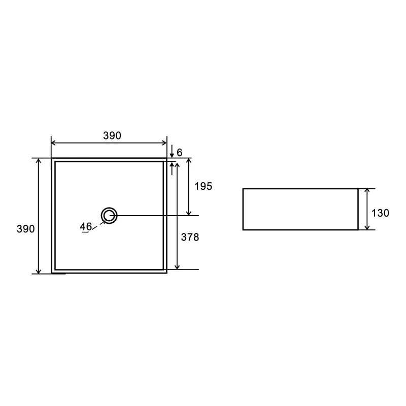 Lavabo da appoggio LINPH Mod. 05