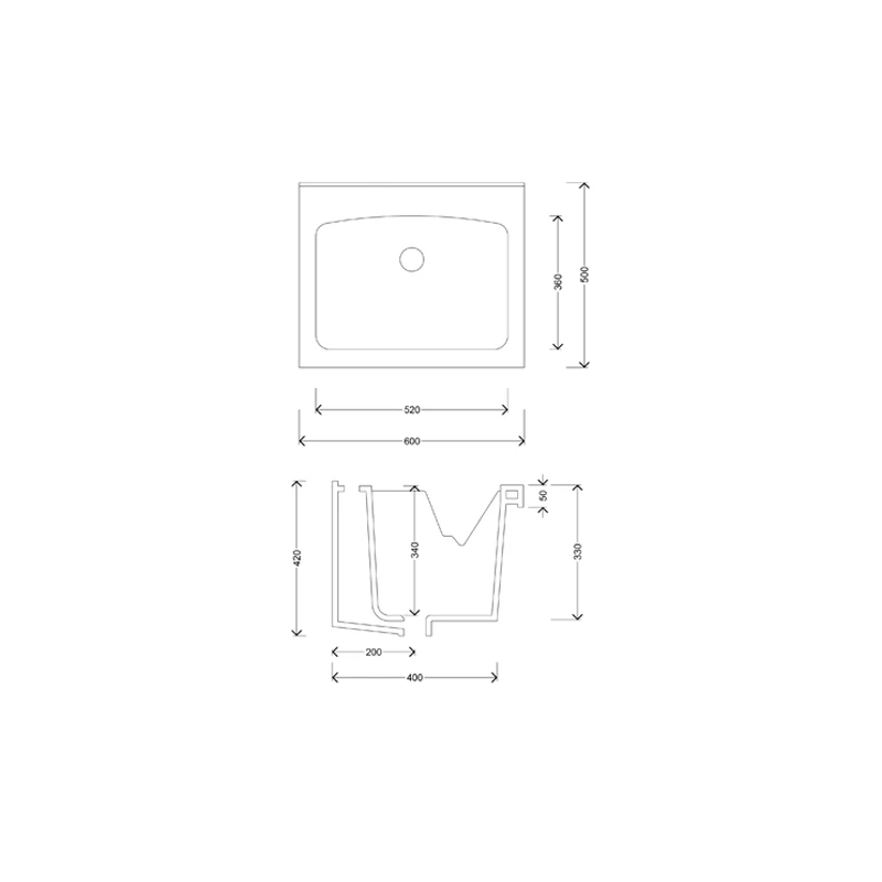 Pilozzo in ceramica 60x50 LINPH