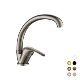 Miscelatore lavello canna alta GOPLA Bianco