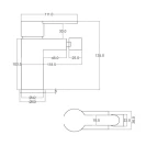 Miscelatore monocomando bidet DH IOLE