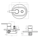 Miscelatore monocomando incasso doccia DH