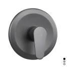 Miscelatore monocomando incasso doccia DH Nero opaco
