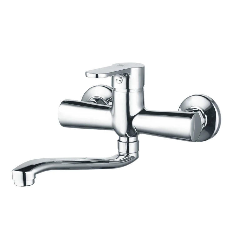 Miscelatore monocomando lavello a muro DH cromo