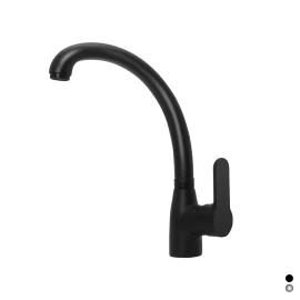 Miscelatore monocomando lavello DH Nero opaco