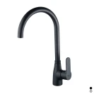 Miscelatore monocomando lavello DH Nero opaco