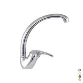 Monocomando lavello EUROR croma canna alta