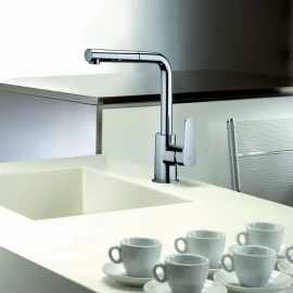 Miscelatore lavello con doccia estraibile PAFFO Cromo