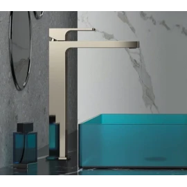 Rubinetto lavabo alto Remer Absolute in ottone cromato