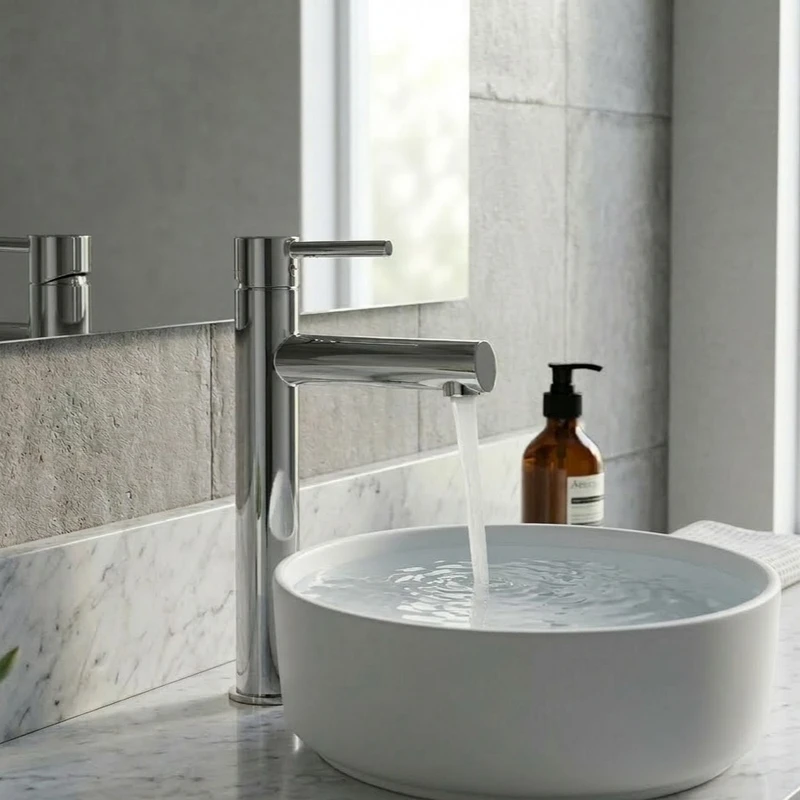 Miscelatore Lavabo Alto Cross Ø35 mm - Idrobric