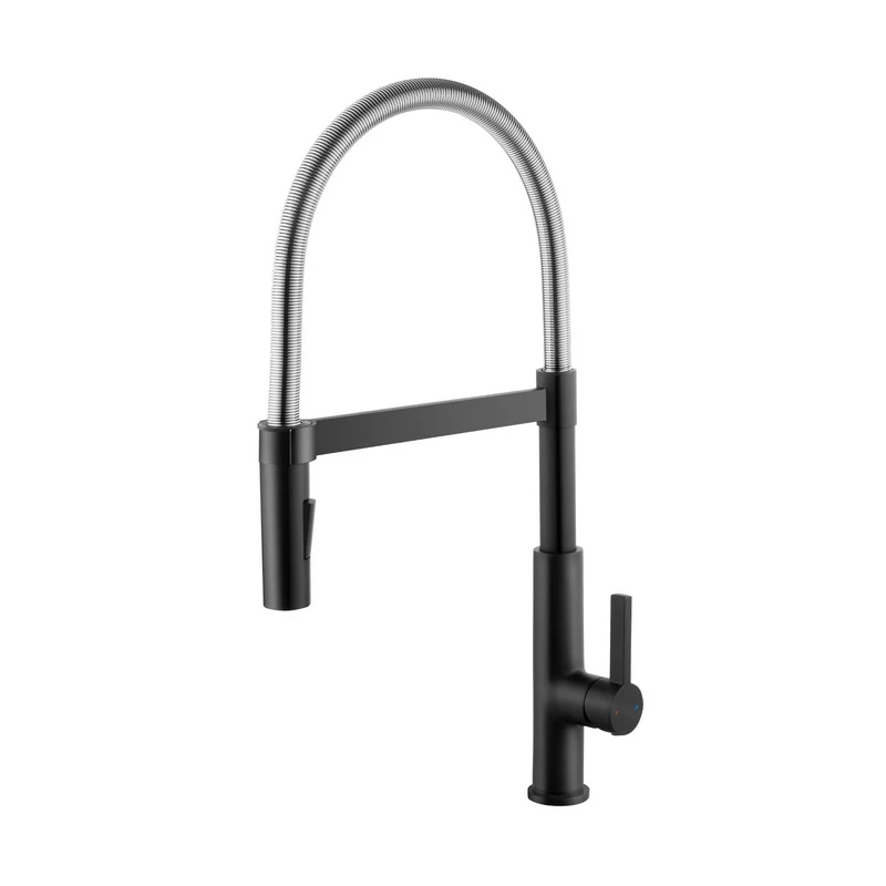 Miscelatore Cucina Elly Cromato Nero - Idrobric