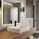 Miscelatore Lavabo Dafne Nero Opaco - Idrobric