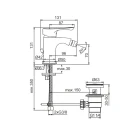 Miscelatore Bidet Alpha Cromato Ideal Standard