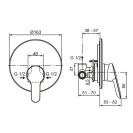Miscelatore Doccia Alpha Cromato - Ideal Standard