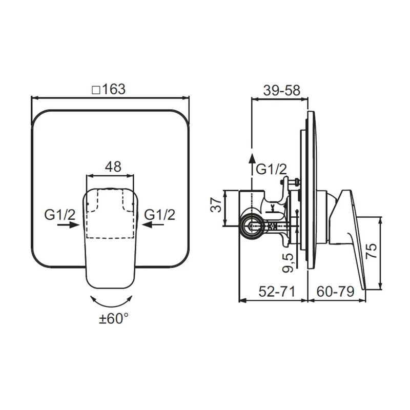 Miscelatore Doccia Ceraplan Ideal Standard