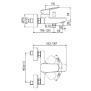 Miscelatore Vasca Doccia Esterno Ceraplan Ideal Standard
