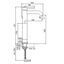 Miscelatore Lavabo Alto Ceraline Cromato Ideal Standard