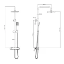 Colonna Doccia Fuji Cromata - Idrobric