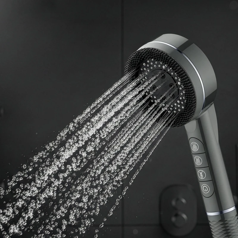 Doccetta Sierra Gun Metal 3 Getti - Idrobric