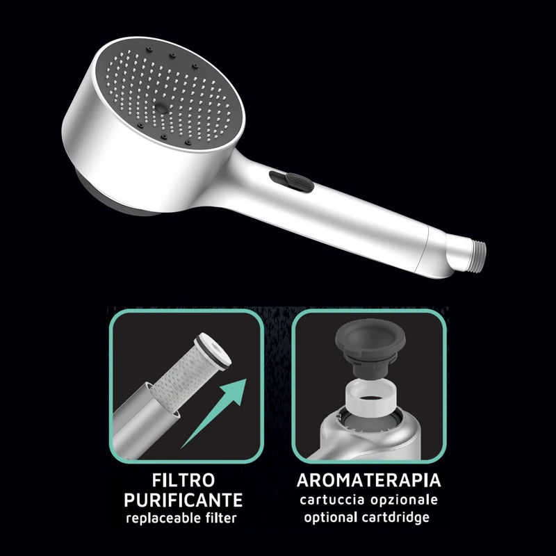 Doccetta Liberty Silver 3 Getti - Idrobric