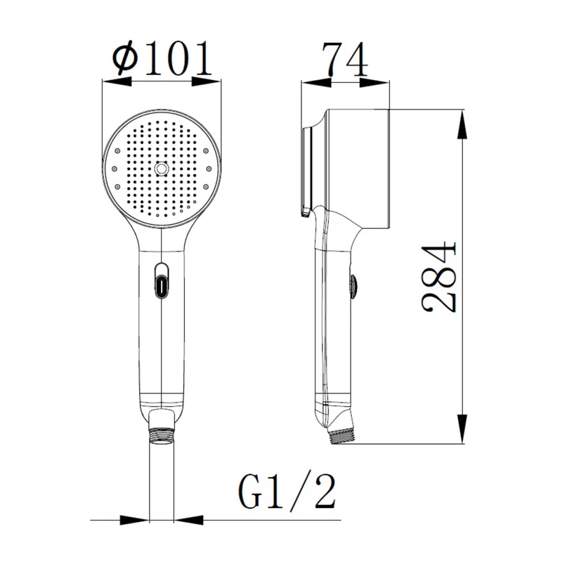Doccetta Liberty Silver 3 Getti - Idrobric