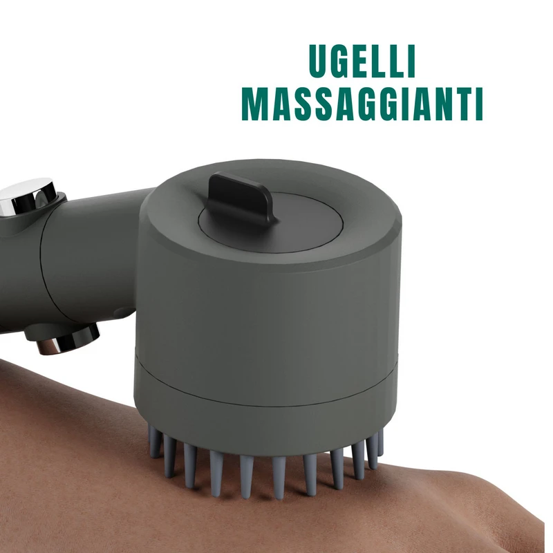 Doccetta Doccia Zara Grigia 3 Getti - Idrobric