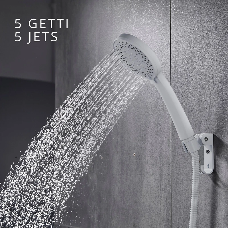 Doccetta Amalfi Silver 5 Getti Idrobric